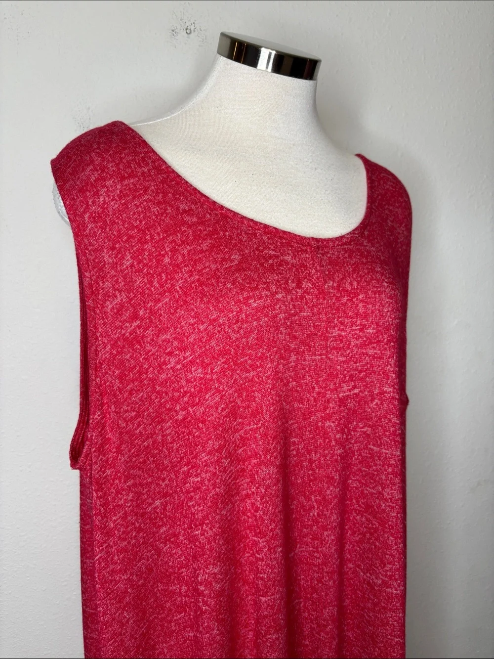 Lane Bryant Red Sleeveless Midi Dress - Picture 2 of 11
